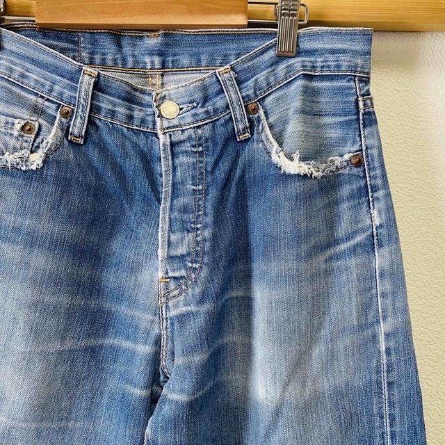Levi's - 90年代 グランジ フィリピン製 リーバイス501 クラッシュ