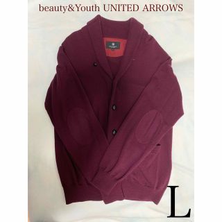 ビューティアンドユースユナイテッドアローズ(BEAUTY&YOUTH UNITED ARROWS)のbeauty&Youth UNITED ARROWS カーディガン　メンズL(カーディガン)