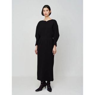 マメ(mame)のmame kurogouchi Boat Neck Dress(ロングワンピース/マキシワンピース)