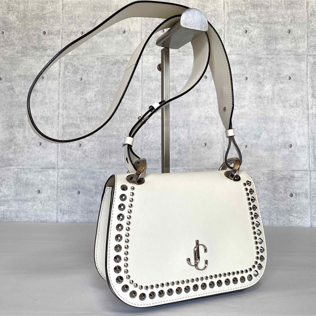 JIMMY CHOO - 【美品】JIMMY CHOO VARENNE スタッズ JC クロスボディ