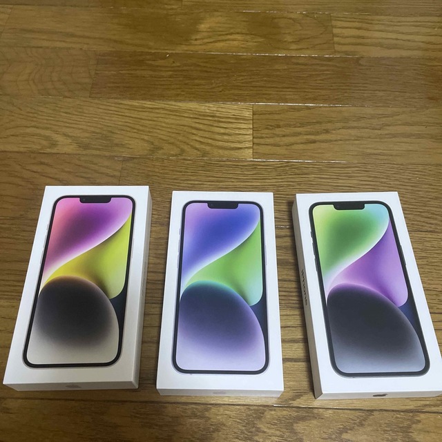 3台　iPhone14 128gb SIMフリー 新品未開封