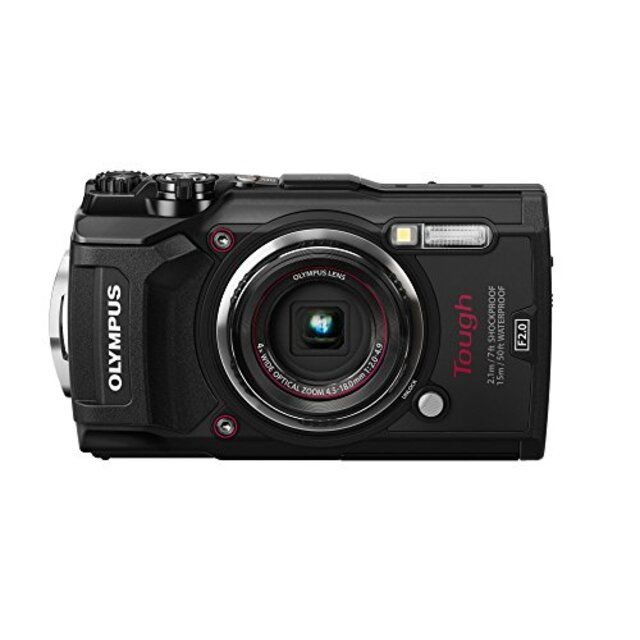 OLYMPUS デジタルカメラ  Tough TG-5 ブラック 1200万画素CMOS F2.0 15m 防水 100kgf耐荷重 GPS+電子コンパス&内蔵Wi-Fi TG-5 BLK n5ksbvb