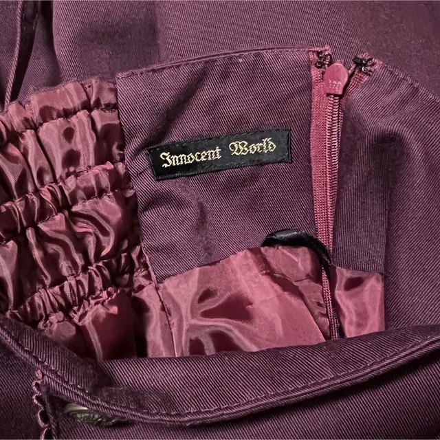 Innocent World - ハイウェストスカート 編み上げ イノワの通販 Innocent World - ハイウェストスカート 編み上げ イノワの通販