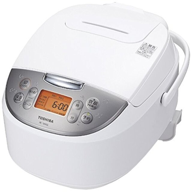【中古】東芝 マイコンジャー炊飯器（5.5合炊き）　ホワイトTOSHIBA RC-10MSL-W