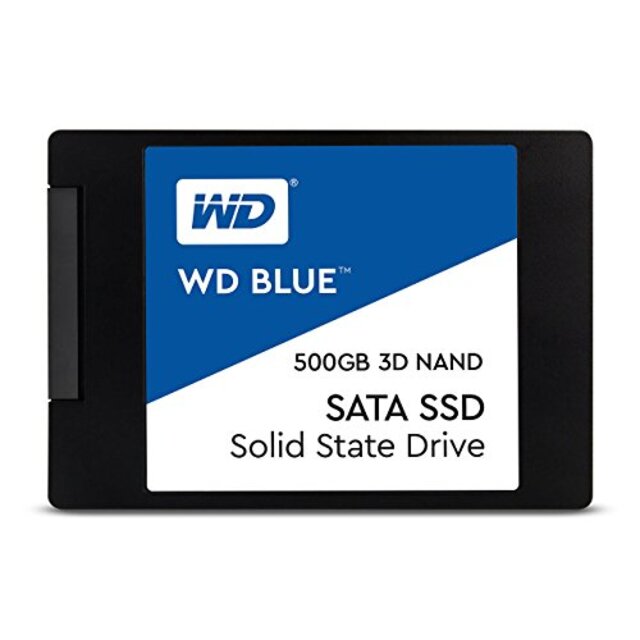 【国内正規代理店品】Western Digital WD Blue 内蔵SSD 2.5インチ 3D NAND 採用 500GB SATA 3.0  WDS500G2B0A n5ksbvb