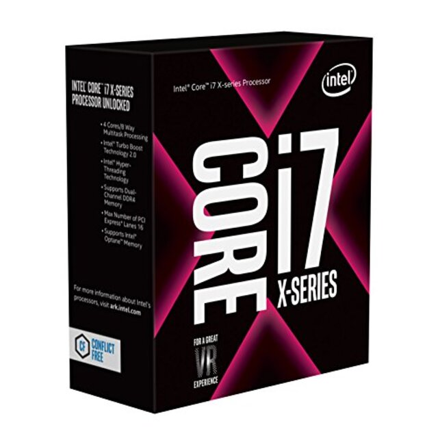 Intel CPU Core i7-7740X 4.3GHz 8Mキャッシュ 4コア/8スレッド LGA2066 BX80677I77740X 【BOX】 n5ksbvb