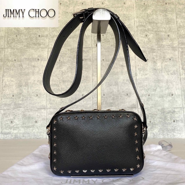 未使用級】JIMMY CHOO PEGASI UUF ブラック カメラバッグ 欲しいの www