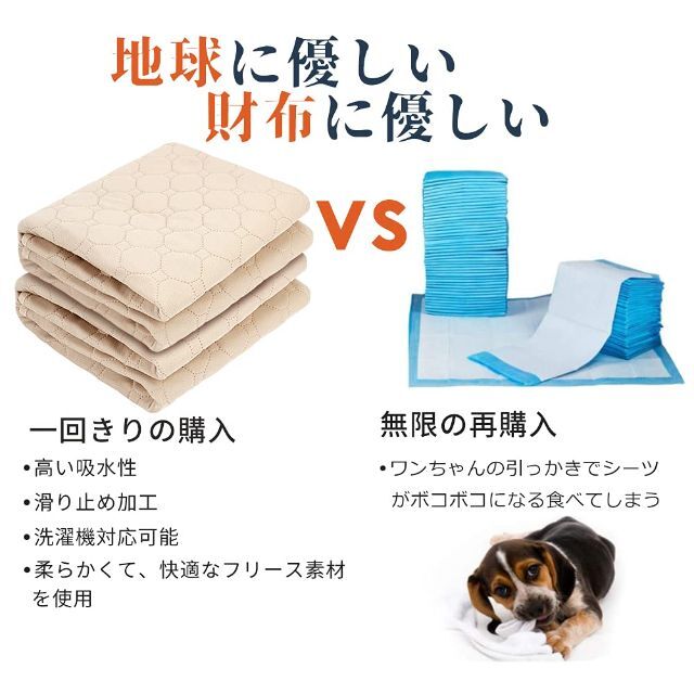 ペットシーツ 洗える ペット用おしっこマット 猫 犬用 おしっこパッド