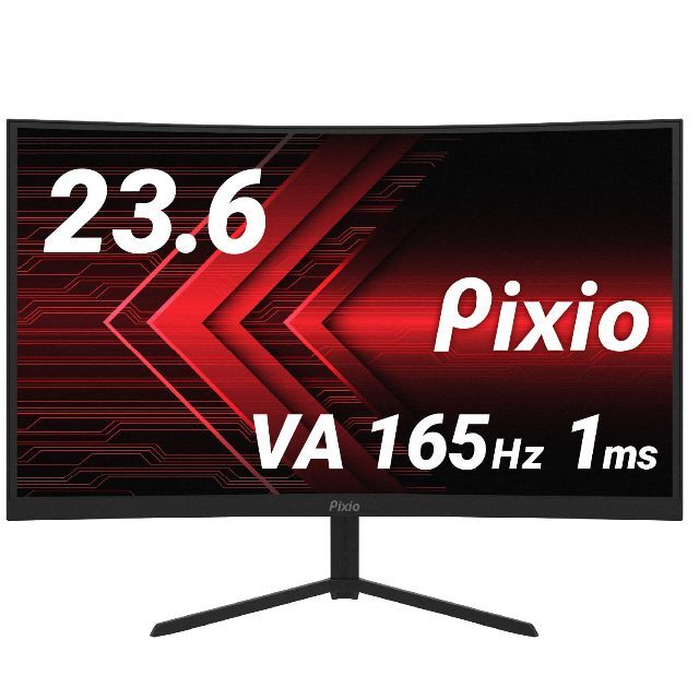 Pixio PXC243S 湾曲 ゲーミングモニター 24インチ FHD VA | www