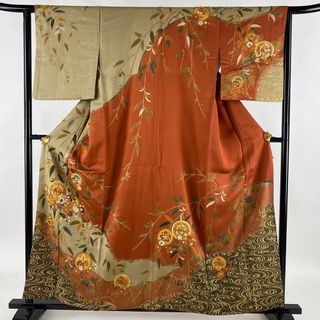 訪問着 美品 秀品 身丈158cm 裄丈63cm 正絹 【中古】の通販｜ラクマ