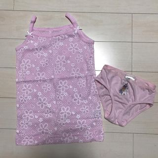 エイチアンドエム(H&M)の女の子 肌着セット キャミ&ショーツ(下着)