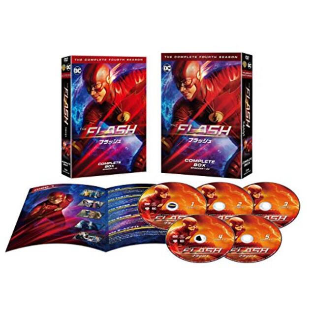 THE FLASH/フラッシュ 4thシーズン DVD コンプリート・ボックス (1~23話・5枚組)