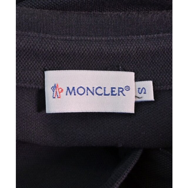 MONCLER(モンクレール)のMONCLER モンクレール ポロシャツ S 黒 【古着】【中古】 メンズのトップス(ポロシャツ)の商品写真