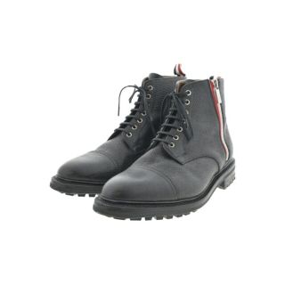 THOM BROWNE トムブラウン ブーツ 9(27cm位) 黒 【古着】【中古】