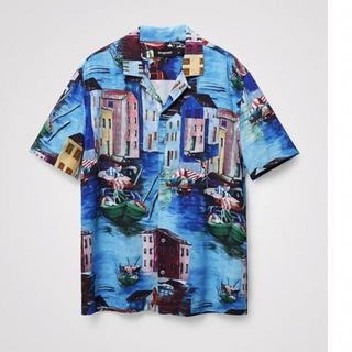 デシグアル(DESIGUAL)の新品✨タグ付き♪定価14,900円　デシグアル　サラッとした素材のシャツ　メンズ(シャツ)