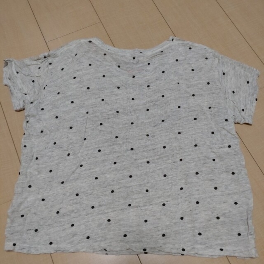 coen(コーエン)のcoen コーエン  リネン ドット柄 半袖Tシャツ レディースのトップス(Tシャツ(半袖/袖なし))の商品写真