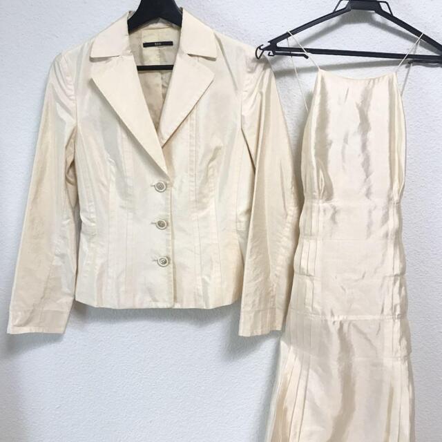 vintage Hugo boss silk set up bw