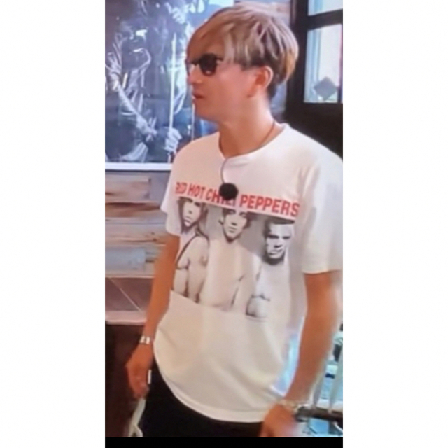 木村拓哉 RED HOT CHILI PEPPERS キムタク着 Tシャツ Mの通販 by 木村拓哉 RED HOT CHILI PEPPERS キムタク着 Tシャツ Mの通販 by