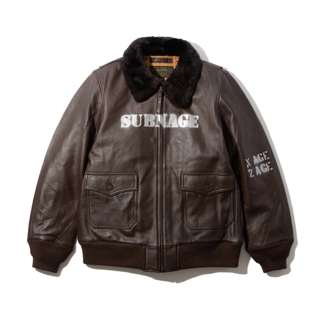 G-1 with HOUSTON Subciety brown サイズM 新品