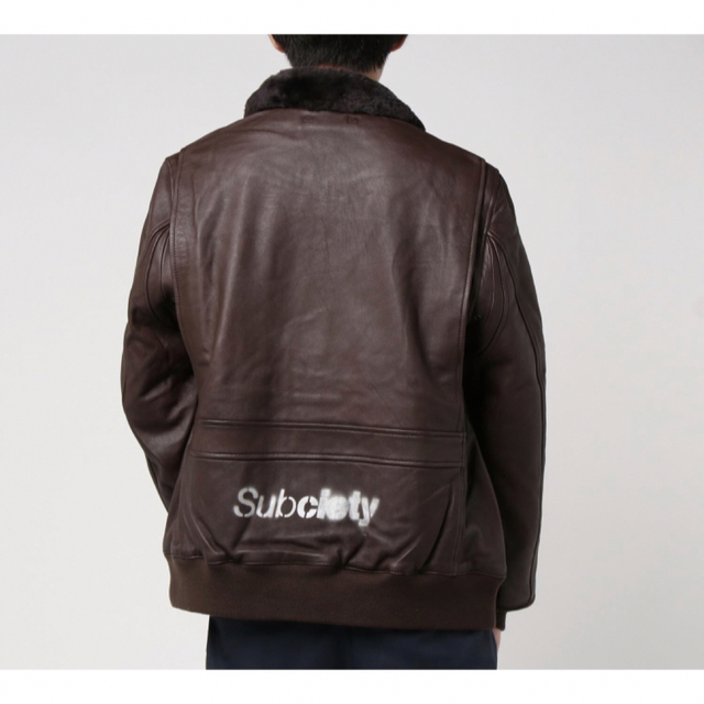 G-1 with HOUSTON Subciety brown サイズM 新品