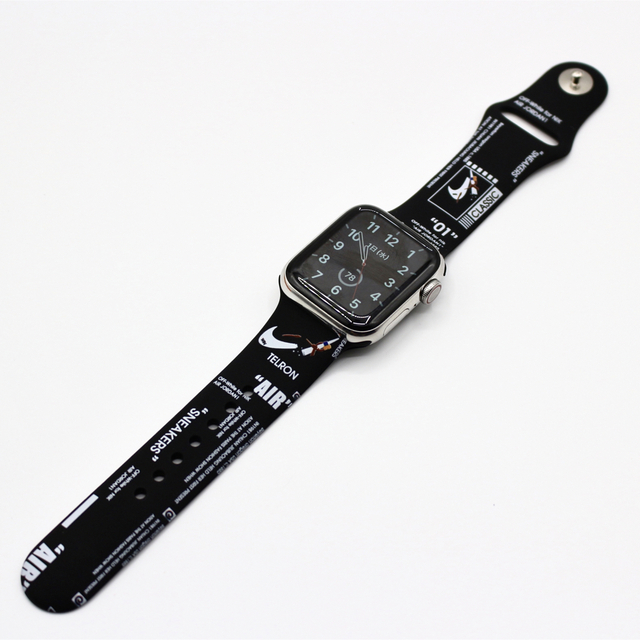 Apple Watch(アップルウォッチ)のApple Watch 8 7 バンド 45 アップルウォッチ 6 44 ベルト メンズの時計(ラバーベルト)の商品写真