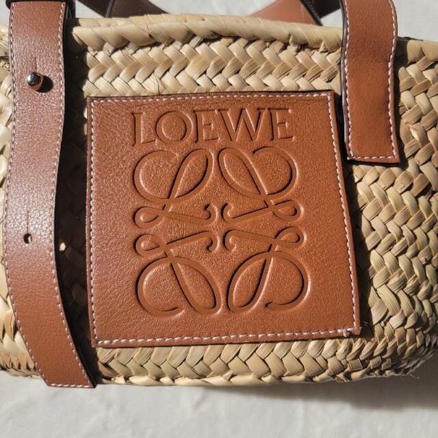 LOEWE　バスケットキャリーバッグ　スモール