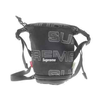 シュプリーム(Supreme)の【中古】シュプリーム Supreme 2021年秋冬 Neck Pouch コーデュラリップストップナイロン ネックポーチ ショルダーバッグ ブラックxグレー【W22xH15.5xD9.5】【メンズ】(ショルダーバッグ)