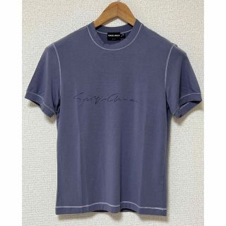 ジョルジオアルマーニ(Giorgio Armani)のジョルジオ アルマーニ 美品 メンズ ストレッチTシャツ ARMANI(Tシャツ/カットソー(半袖/袖なし))