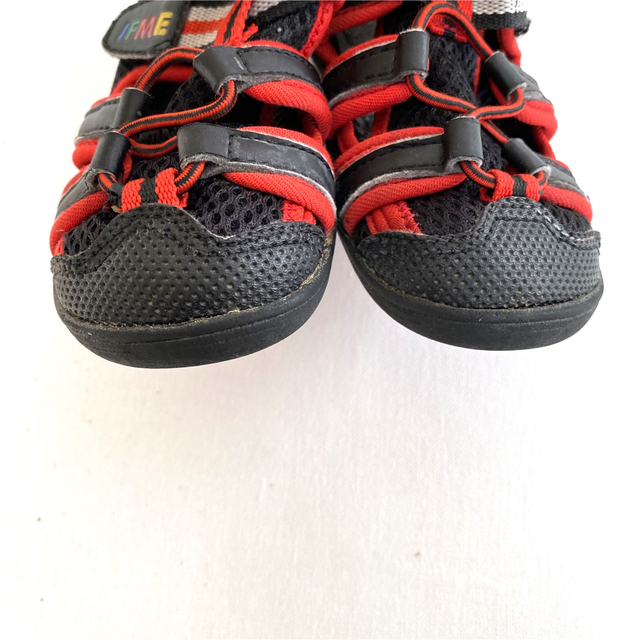IFME(イフミー)の【IFME】イフミー　サンダル　16.0 赤✖️黒　男の子　レッド　ブラック キッズ/ベビー/マタニティのキッズ靴/シューズ(15cm~)(サンダル)の商品写真
