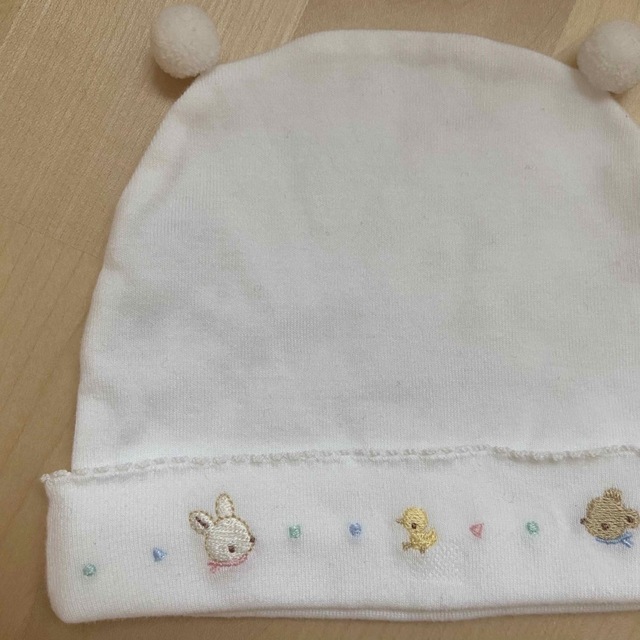 familiar(ファミリア)のファミリア　新生児　赤ちゃん　帽子 キッズ/ベビー/マタニティのこども用ファッション小物(帽子)の商品写真