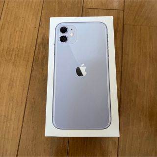 アップル(Apple)の〈箱のみ〉iPhone 11 パープル 128 GB Softbank(その他)