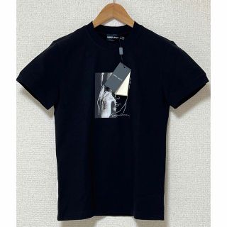 ジョルジオアルマーニ(Giorgio Armani)のジョルジオ アルマーニ 未使用保管品 メンズ ストレッチTシャツ ARMANI(Tシャツ/カットソー(半袖/袖なし))