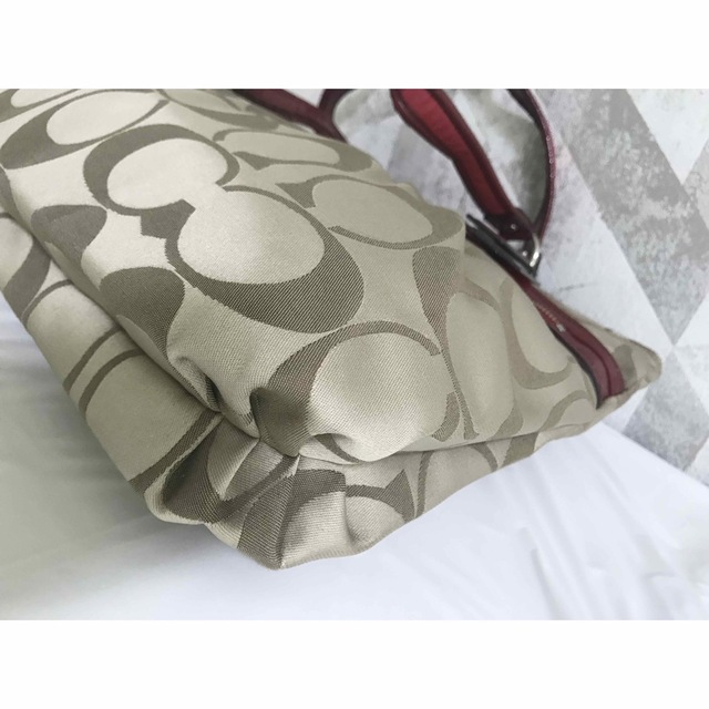 【美品】COACH コーチ F20026 ポピー トートバッグ ハンドバッグ