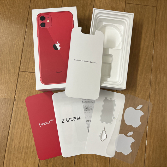 Apple - 〈空箱〉Apple iPhone11 128GBレッド SoftBankの通販 by T