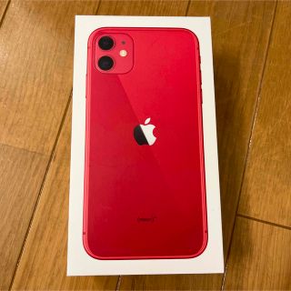 アップル(Apple)の〈空箱〉Apple iPhone11 128GBレッド  SoftBank(その他)