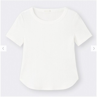 ジーユー(GU)のGU ランダムリブコンパクトT(半袖)(Tシャツ(半袖/袖なし))