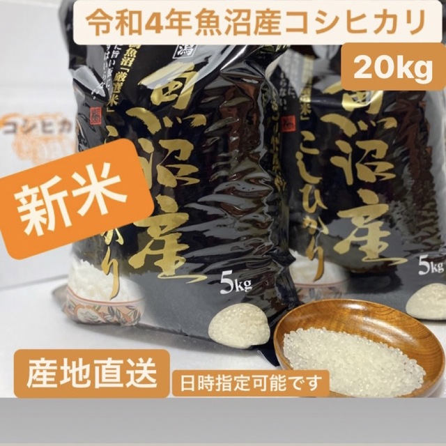 特価 yoshiyuki様専用 魚沼産コシヒカリ 5キロⅹ4 -米/穀物