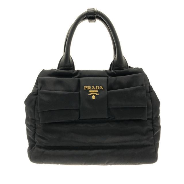 新しく着き PRADA - プラダ トートバッグ テスートボンバー 黒 トート
