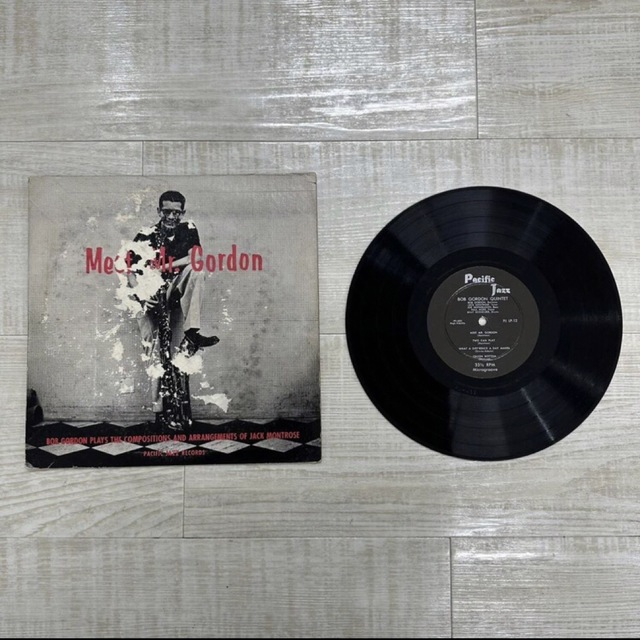 レコード 10インチ US盤 廃版 ボブ・ゴードン ミート・ミスター・ゴードン
