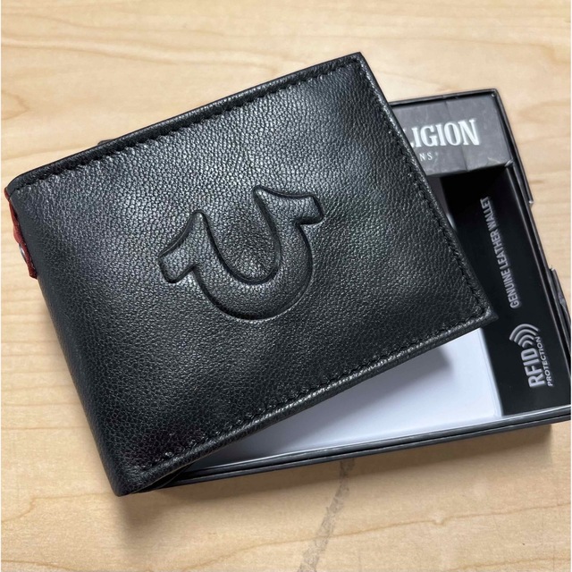 【新品】True Religion 財布 レザー 本革 ブラック