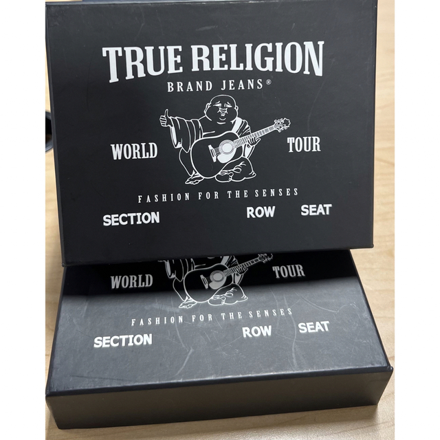 True Religion(トゥルーレリジョン)の【新品】True Religion 財布 レザー 本革 ブラック メンズのファッション小物(折り財布)の商品写真