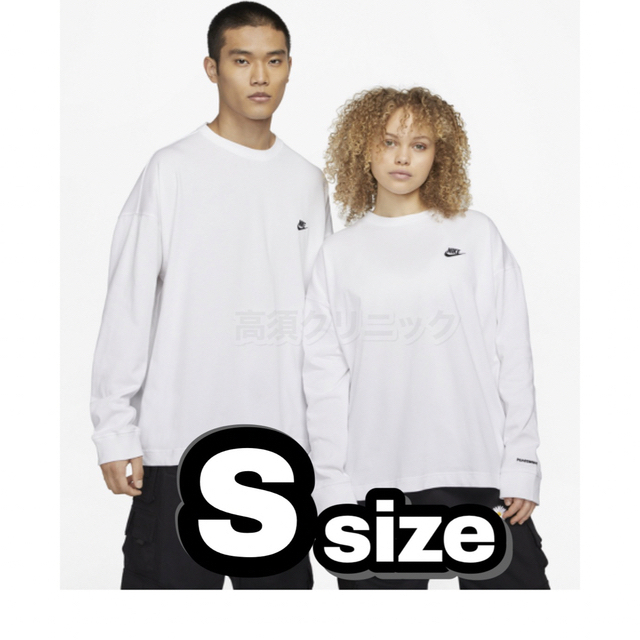 PEACEMINUSONE(ピースマイナスワン)のPEACEMINUSONE PMO x NIKE LS Tee "White" メンズのトップス(Tシャツ/カットソー(七分/長袖))の商品写真