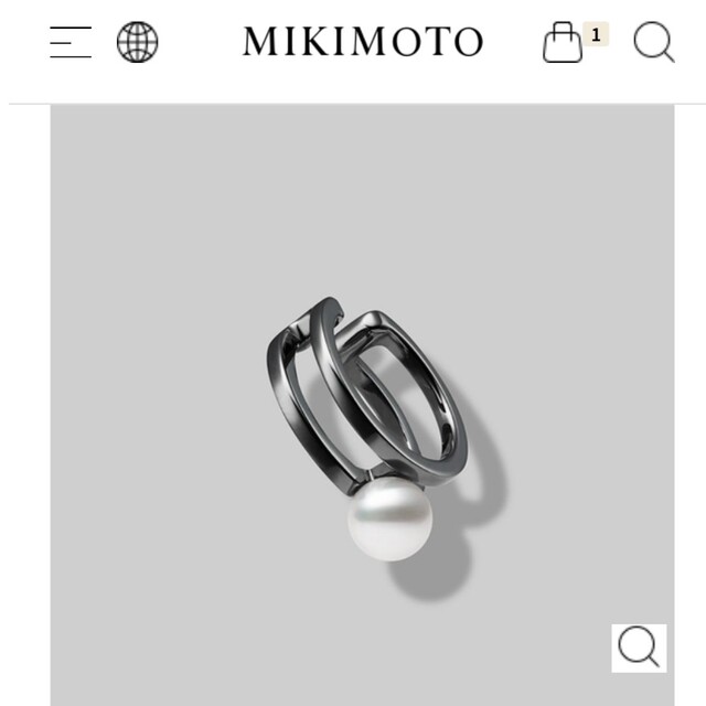 MIKIMOTO(ミキモト)のミキモト　PASSIONOIR　イヤーカフ レディースのアクセサリー(イヤーカフ)の商品写真