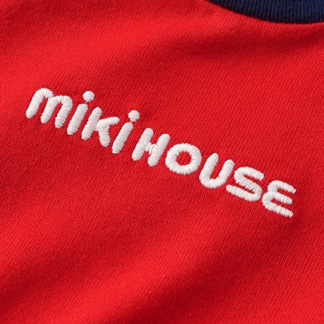 mikihouse(ミキハウス)の【今期新作！】ミキハウス　バックロゴ半袖Tシャツ キッズ/ベビー/マタニティのキッズ服男の子用(90cm~)(Tシャツ/カットソー)の商品写真