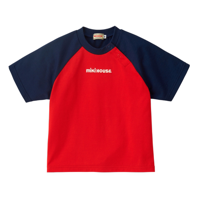 mikihouse(ミキハウス)の【今期新作！】ミキハウス　バックロゴ半袖Tシャツ キッズ/ベビー/マタニティのキッズ服男の子用(90cm~)(Tシャツ/カットソー)の商品写真