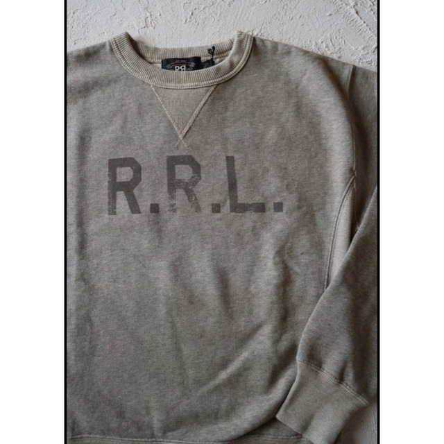 新品*RRL*ロゴ フリース スウェットシャツ*XS* *ダブルアールエル-tops