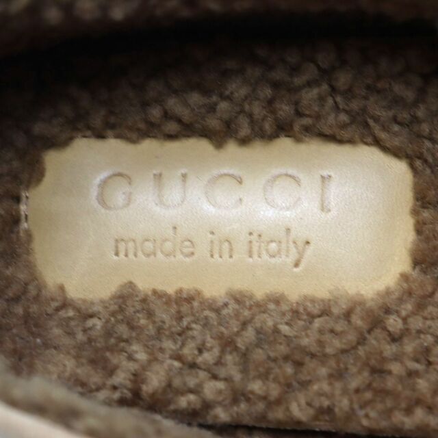Gucci - 極美品◇GUCCI グッチ 497114 スウェードレザー シャーリング