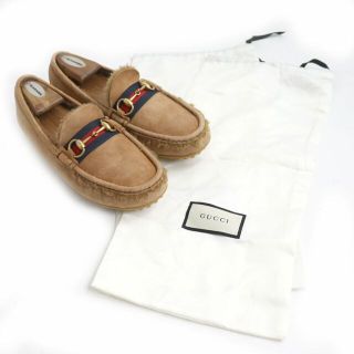 Gucci - 極美品◇GUCCI グッチ 497114 スウェードレザー シャーリング