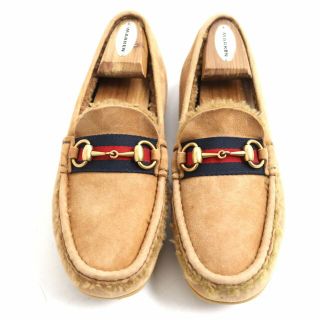 Gucci - 極美品◇GUCCI グッチ 497114 スウェードレザー シャーリング