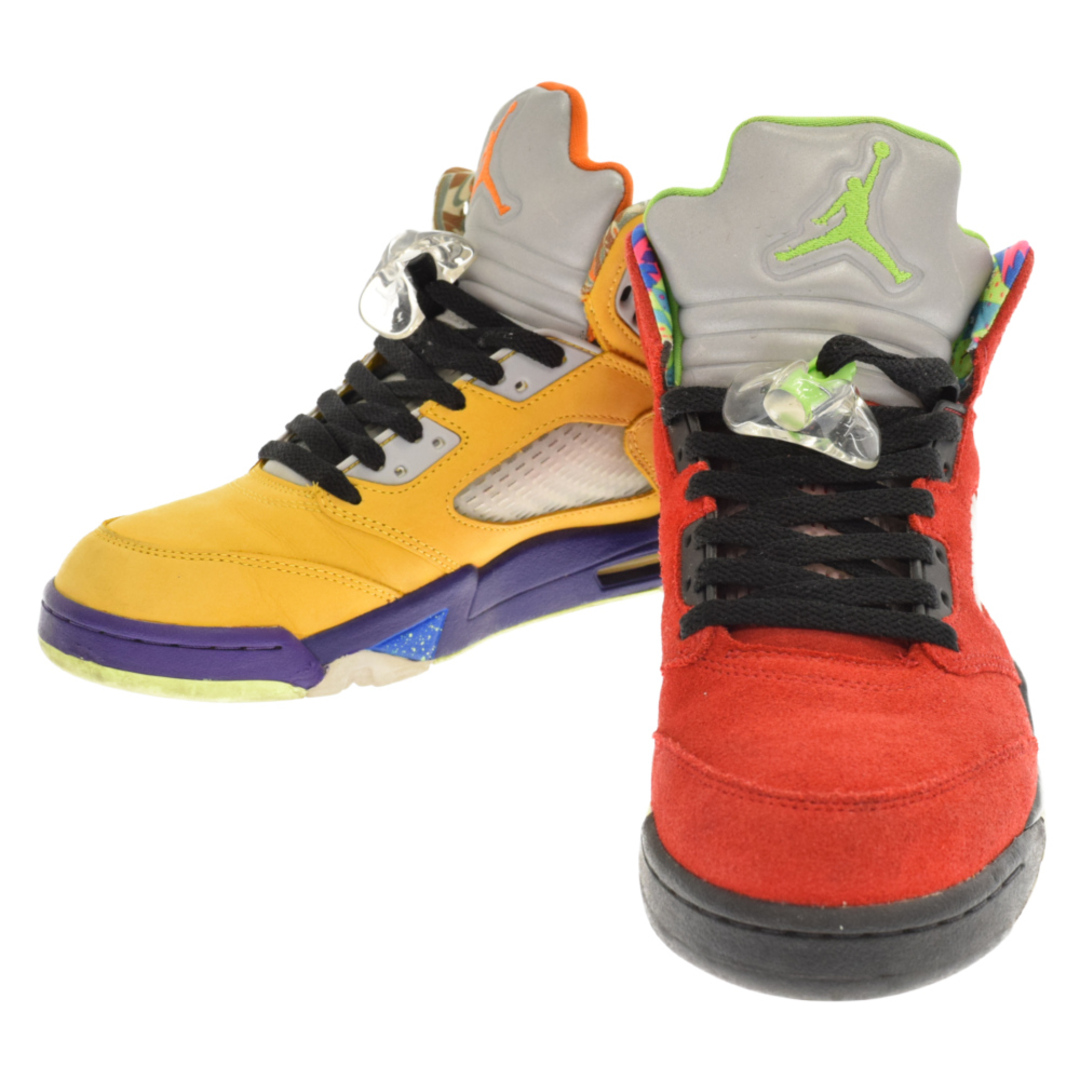 NIKE ナイキ AIR JORDAN 5 RETRO SE WHAT THE エアジョーダン5 レトロ ハイカットスニーカー ワットザ レッド/イエロー CZ5725-700 US8/26.0cm NIKE 春早割